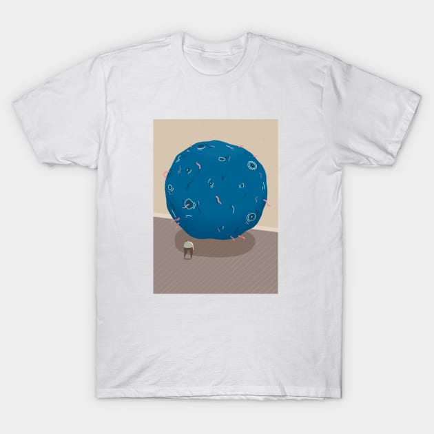 A Strange and Mysterious Slime Ball T-Shirt by dalebrains
